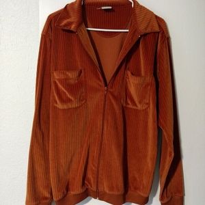 ❌SOLD❌ Copper Zip Up Jacket